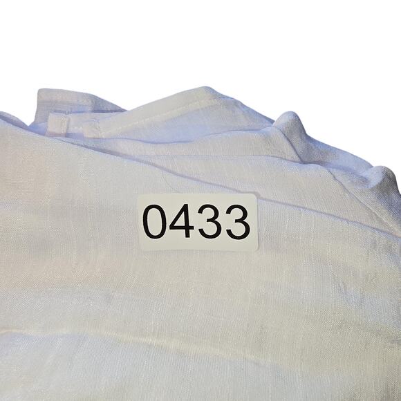 Counterparts Shirt Womens Small White Lace Flutter Sleeve Boho Lightweight NEW - Picture 9 of 9